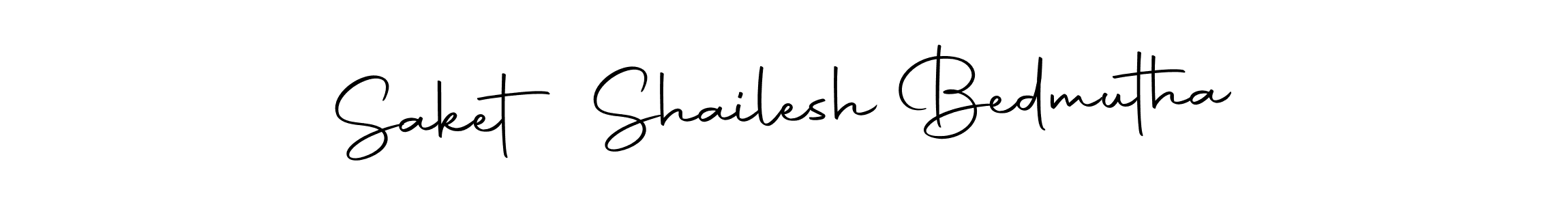 How to make Saket Shailesh Bedmutha signature? Autography-DOLnW is a professional autograph style. Create handwritten signature for Saket Shailesh Bedmutha name. Saket Shailesh Bedmutha signature style 10 images and pictures png