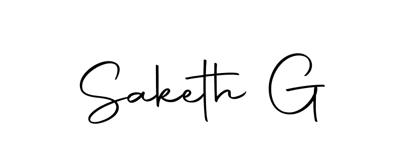 The best way (Autography-DOLnW) to make a short signature is to pick only two or three words in your name. The name Saketh G include a total of six letters. For converting this name. Saketh G signature style 10 images and pictures png