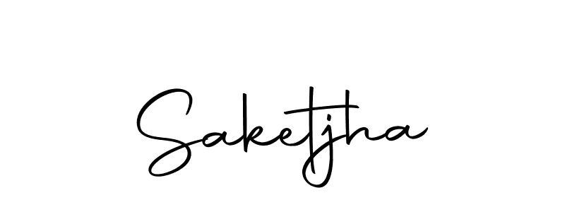 The best way (Autography-DOLnW) to make a short signature is to pick only two or three words in your name. The name Saketjha include a total of six letters. For converting this name. Saketjha signature style 10 images and pictures png