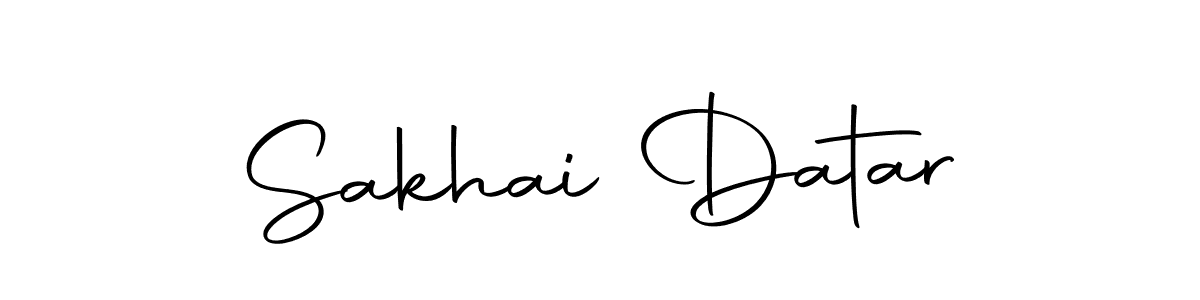 Make a beautiful signature design for name Sakhai Datar. Use this online signature maker to create a handwritten signature for free. Sakhai Datar signature style 10 images and pictures png