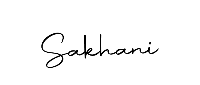 Make a beautiful signature design for name Sakhani. Use this online signature maker to create a handwritten signature for free. Sakhani signature style 10 images and pictures png