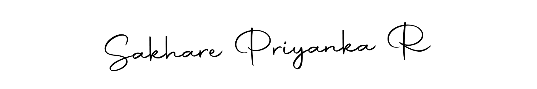 Sakhare Priyanka R stylish signature style. Best Handwritten Sign (Autography-DOLnW) for my name. Handwritten Signature Collection Ideas for my name Sakhare Priyanka R. Sakhare Priyanka R signature style 10 images and pictures png