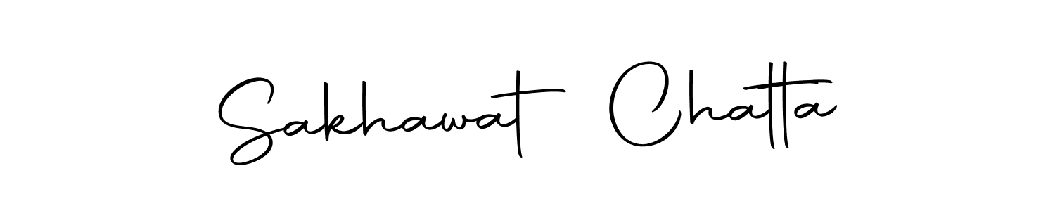 How to make Sakhawat Chatta signature? Autography-DOLnW is a professional autograph style. Create handwritten signature for Sakhawat Chatta name. Sakhawat Chatta signature style 10 images and pictures png