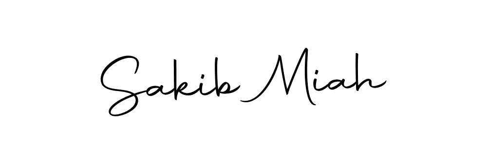 Use a signature maker to create a handwritten signature online. With this signature software, you can design (Autography-DOLnW) your own signature for name Sakib Miah. Sakib Miah signature style 10 images and pictures png
