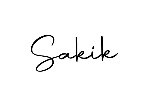 Create a beautiful signature design for name Sakik. With this signature (Autography-DOLnW) fonts, you can make a handwritten signature for free. Sakik signature style 10 images and pictures png