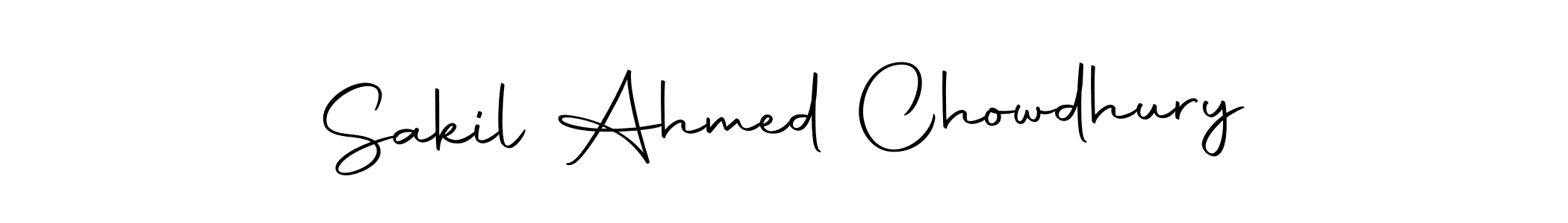 Sakil Ahmed Chowdhury stylish signature style. Best Handwritten Sign (Autography-DOLnW) for my name. Handwritten Signature Collection Ideas for my name Sakil Ahmed Chowdhury. Sakil Ahmed Chowdhury signature style 10 images and pictures png