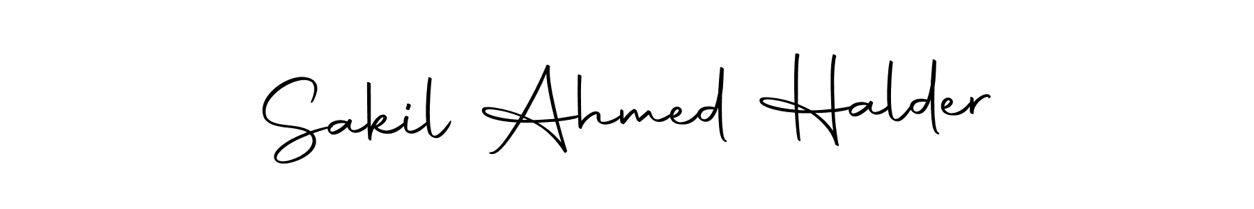 Make a beautiful signature design for name Sakil Ahmed Halder. Use this online signature maker to create a handwritten signature for free. Sakil Ahmed Halder signature style 10 images and pictures png