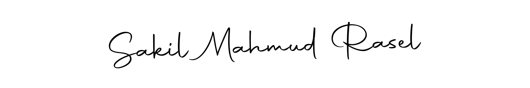 Make a beautiful signature design for name Sakil Mahmud Rasel. With this signature (Autography-DOLnW) style, you can create a handwritten signature for free. Sakil Mahmud Rasel signature style 10 images and pictures png