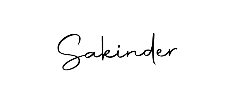 How to make Sakinder signature? Autography-DOLnW is a professional autograph style. Create handwritten signature for Sakinder name. Sakinder signature style 10 images and pictures png