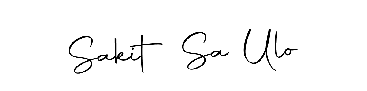 Create a beautiful signature design for name Sakit Sa Ulo. With this signature (Autography-DOLnW) fonts, you can make a handwritten signature for free. Sakit Sa Ulo signature style 10 images and pictures png