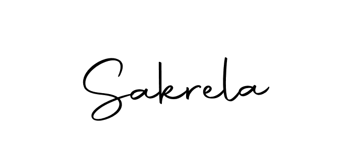 Use a signature maker to create a handwritten signature online. With this signature software, you can design (Autography-DOLnW) your own signature for name Sakrela. Sakrela signature style 10 images and pictures png