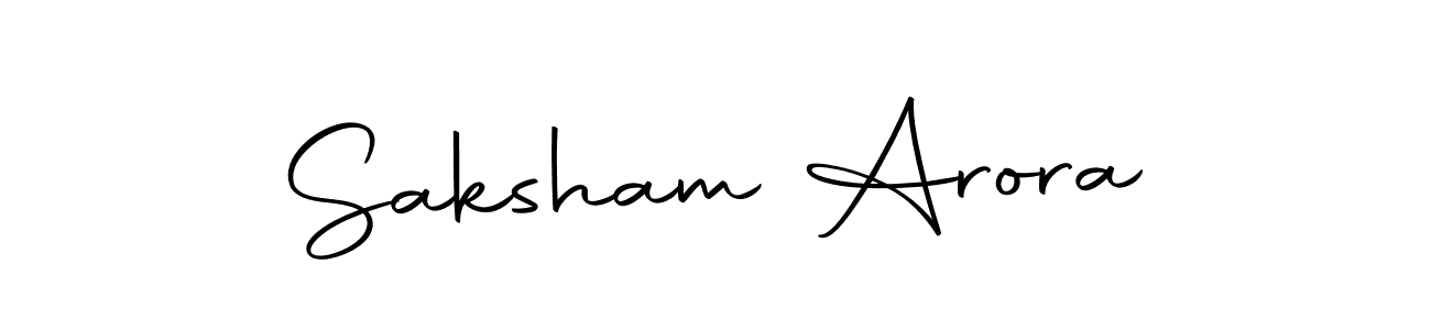 Make a beautiful signature design for name Saksham Arora. With this signature (Autography-DOLnW) style, you can create a handwritten signature for free. Saksham Arora signature style 10 images and pictures png