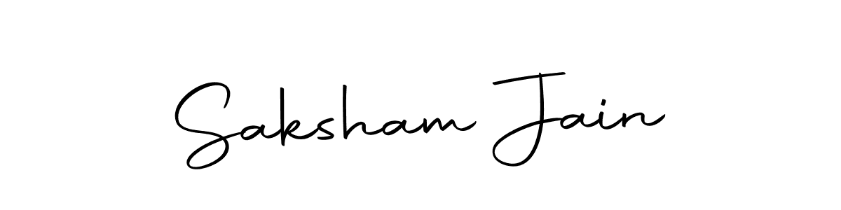 The best way (Autography-DOLnW) to make a short signature is to pick only two or three words in your name. The name Saksham Jain include a total of six letters. For converting this name. Saksham Jain signature style 10 images and pictures png