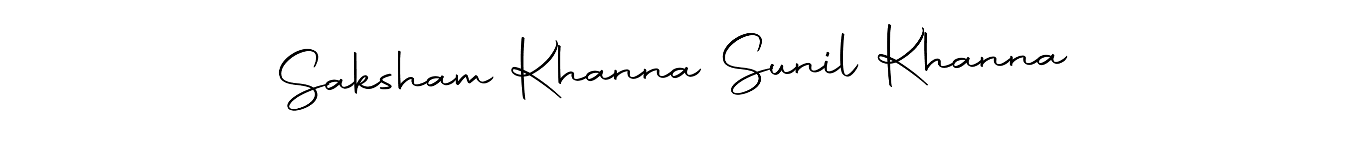 Once you've used our free online signature maker to create your best signature Autography-DOLnW style, it's time to enjoy all of the benefits that Saksham Khanna Sunil Khanna name signing documents. Saksham Khanna Sunil Khanna signature style 10 images and pictures png