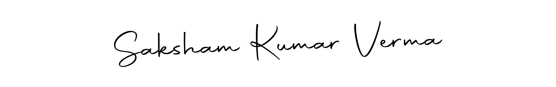 How to make Saksham Kumar Verma signature? Autography-DOLnW is a professional autograph style. Create handwritten signature for Saksham Kumar Verma name. Saksham Kumar Verma signature style 10 images and pictures png