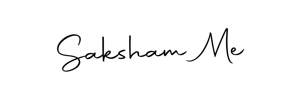 Also You can easily find your signature by using the search form. We will create Saksham Me name handwritten signature images for you free of cost using Autography-DOLnW sign style. Saksham Me signature style 10 images and pictures png