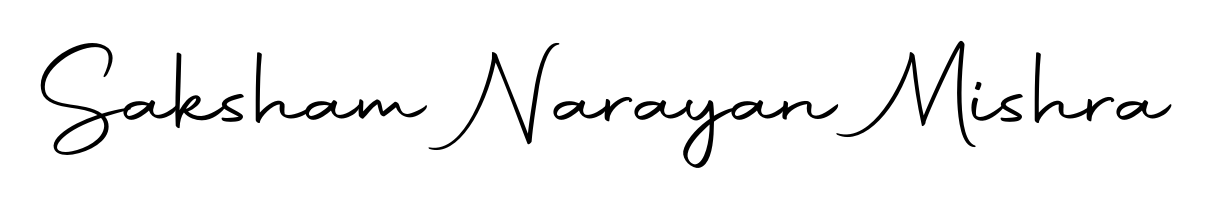 A dynamic signature style for Saksham Narayan Mishra using Autography-DOLnW script. Designed to look authentic, handwritten, and professional. Saksham Narayan Mishra signature style 10 images and pictures png