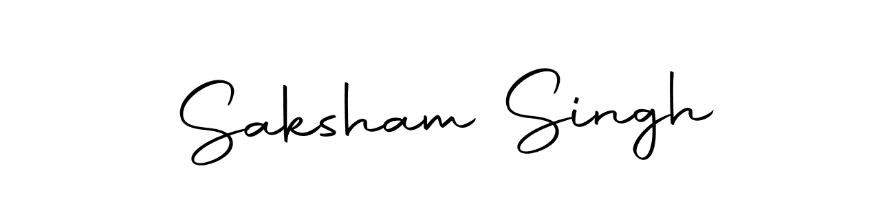 Use a signature maker to create a handwritten signature online. With this signature software, you can design (Autography-DOLnW) your own signature for name Saksham Singh. Saksham Singh signature style 10 images and pictures png