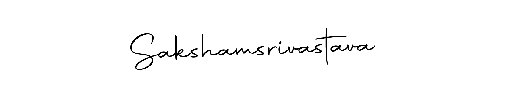 Sakshamsrivastava stylish signature style. Best Handwritten Sign (Autography-DOLnW) for my name. Handwritten Signature Collection Ideas for my name Sakshamsrivastava. Sakshamsrivastava signature style 10 images and pictures png