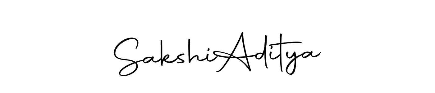Sakshi  Aditya stylish signature style. Best Handwritten Sign (Autography-DOLnW) for my name. Handwritten Signature Collection Ideas for my name Sakshi  Aditya. Sakshi  Aditya signature style 10 images and pictures png