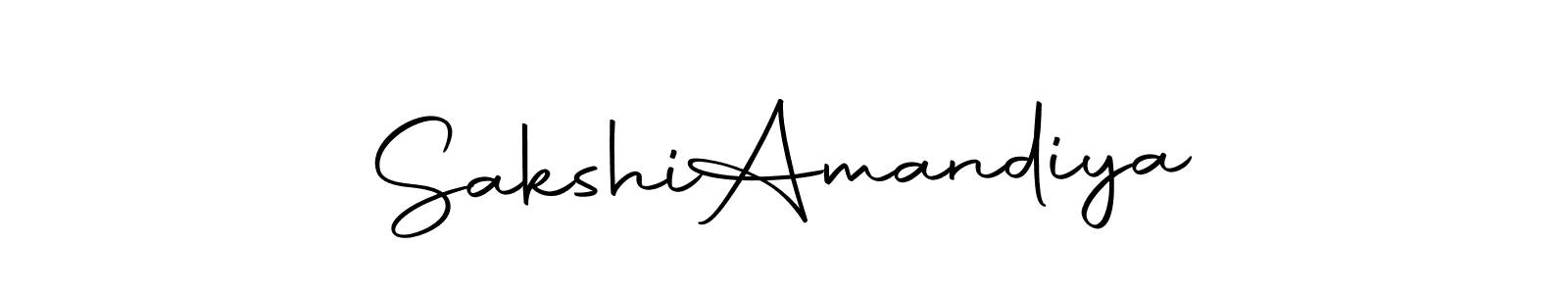 You should practise on your own different ways (Autography-DOLnW) to write your name (Sakshi  Amandiya) in signature. don't let someone else do it for you. Sakshi  Amandiya signature style 10 images and pictures png