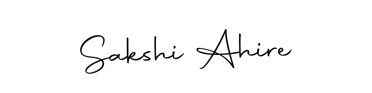 Make a beautiful signature design for name Sakshi Ahire. With this signature (Autography-DOLnW) style, you can create a handwritten signature for free. Sakshi Ahire signature style 10 images and pictures png