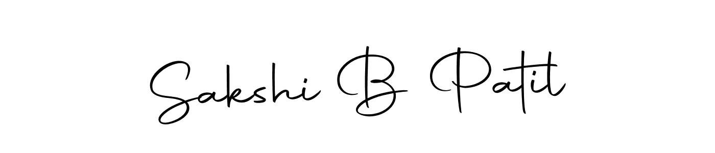 Use a signature maker to create a handwritten signature online. With this signature software, you can design (Autography-DOLnW) your own signature for name Sakshi B Patil. Sakshi B Patil signature style 10 images and pictures png