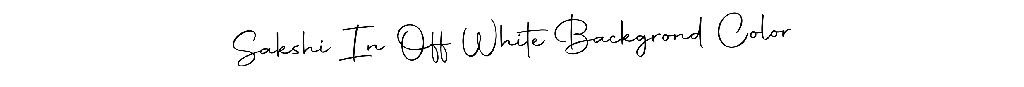 It looks lik you need a new signature style for name Sakshi In Off White Backgrond Color. Design unique handwritten (Autography-DOLnW) signature with our free signature maker in just a few clicks. Sakshi In Off White Backgrond Color signature style 10 images and pictures png