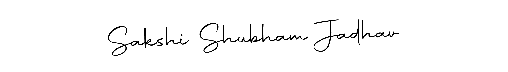 Make a short Sakshi Shubham Jadhav signature style. Manage your documents anywhere anytime using Autography-DOLnW. Create and add eSignatures, submit forms, share and send files easily. Sakshi Shubham Jadhav signature style 10 images and pictures png