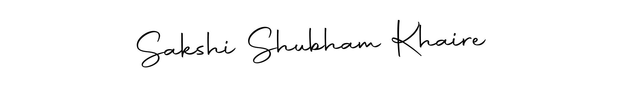 Design your own signature with our free online signature maker. With this signature software, you can create a handwritten (Autography-DOLnW) signature for name Sakshi Shubham Khaire. Sakshi Shubham Khaire signature style 10 images and pictures png