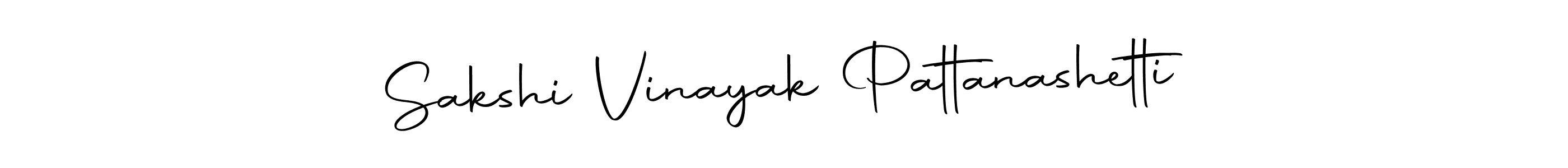 Make a beautiful signature design for name Sakshi Vinayak Pattanashetti. Use this online signature maker to create a handwritten signature for free. Sakshi Vinayak Pattanashetti signature style 10 images and pictures png