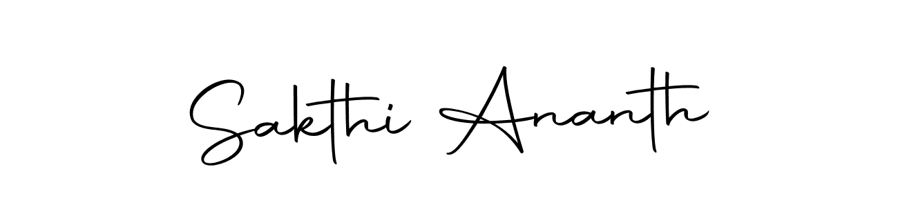 Make a beautiful signature design for name Sakthi Ananth. Use this online signature maker to create a handwritten signature for free. Sakthi Ananth signature style 10 images and pictures png
