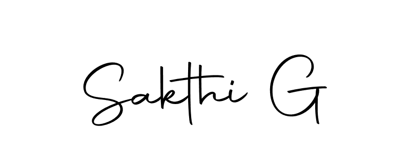 Sakthi G stylish signature style. Best Handwritten Sign (Autography-DOLnW) for my name. Handwritten Signature Collection Ideas for my name Sakthi G. Sakthi G signature style 10 images and pictures png