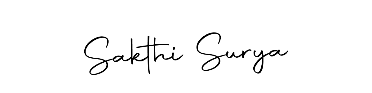 How to make Sakthi Surya signature? Autography-DOLnW is a professional autograph style. Create handwritten signature for Sakthi Surya name. Sakthi Surya signature style 10 images and pictures png
