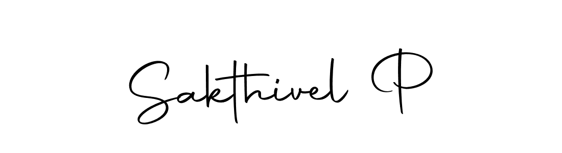 Create a beautiful signature design for name Sakthivel P. With this signature (Autography-DOLnW) fonts, you can make a handwritten signature for free. Sakthivel P signature style 10 images and pictures png