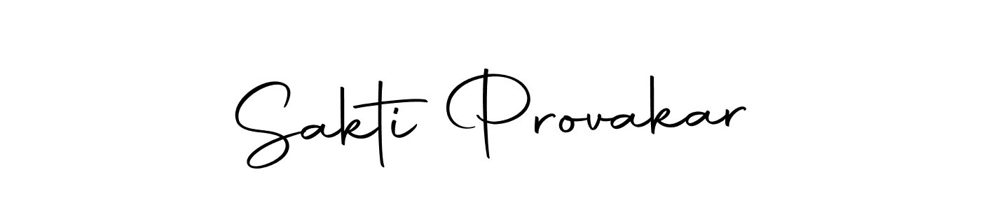 Use a signature maker to create a handwritten signature online. With this signature software, you can design (Autography-DOLnW) your own signature for name Sakti Provakar. Sakti Provakar signature style 10 images and pictures png