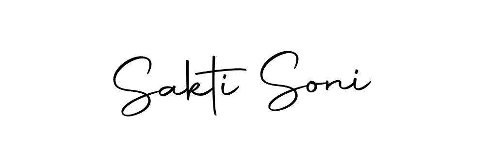 Create a beautiful signature design for name Sakti Soni. With this signature (Autography-DOLnW) fonts, you can make a handwritten signature for free. Sakti Soni signature style 10 images and pictures png