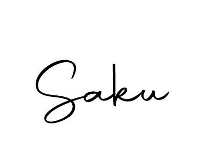 Make a beautiful signature design for name Saku. Use this online signature maker to create a handwritten signature for free. Saku signature style 10 images and pictures png