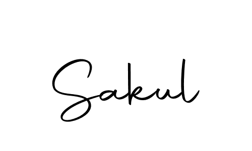 Design your own signature with our free online signature maker. With this signature software, you can create a handwritten (Autography-DOLnW) signature for name Sakul. Sakul signature style 10 images and pictures png