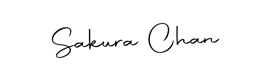 Design your own signature with our free online signature maker. With this signature software, you can create a handwritten (Autography-DOLnW) signature for name Sakura Chan. Sakura Chan signature style 10 images and pictures png