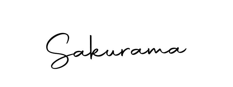 Use a signature maker to create a handwritten signature online. With this signature software, you can design (Autography-DOLnW) your own signature for name Sakurama. Sakurama signature style 10 images and pictures png