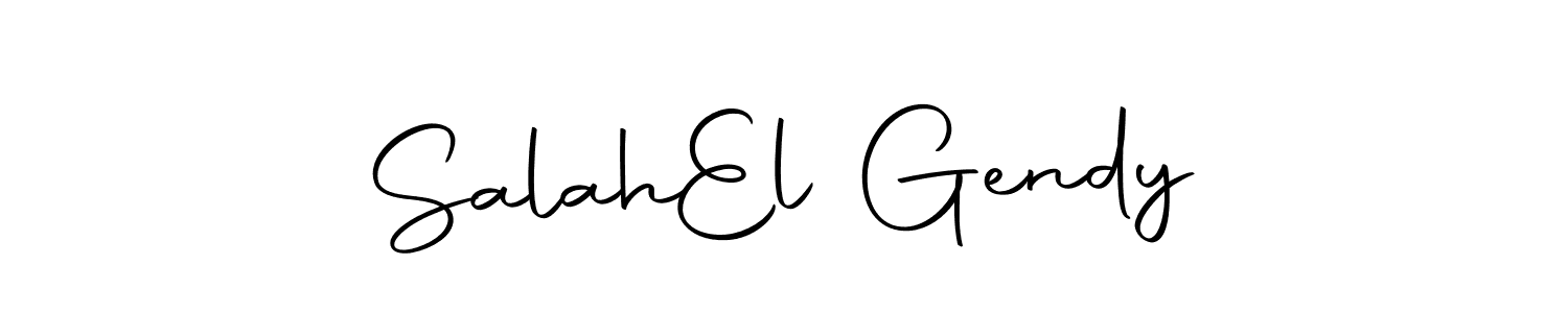 Similarly Autography-DOLnW is the best handwritten signature design. Signature creator online .You can use it as an online autograph creator for name Salah  El Gendy. Salah  El Gendy signature style 10 images and pictures png