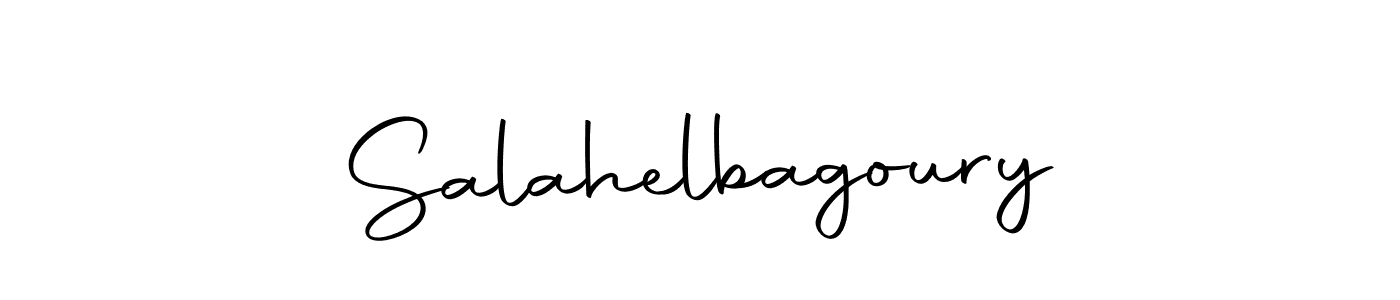 You should practise on your own different ways (Autography-DOLnW) to write your name (Salahelbagoury) in signature. don't let someone else do it for you. Salahelbagoury signature style 10 images and pictures png