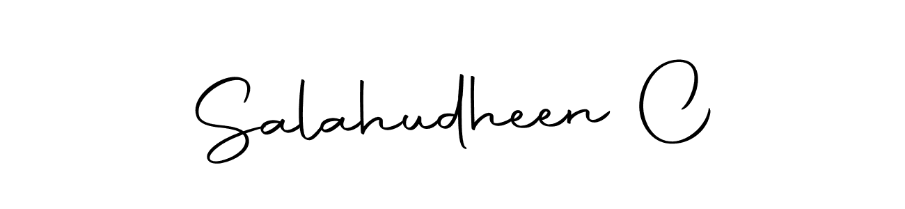 Make a beautiful signature design for name Salahudheen C. Use this online signature maker to create a handwritten signature for free. Salahudheen C signature style 10 images and pictures png