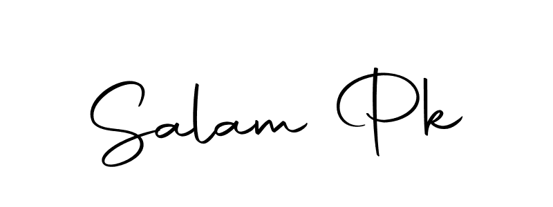 This is the best signature style for the Salam Pk name. Also you like these signature font (Autography-DOLnW). Mix name signature. Salam Pk signature style 10 images and pictures png