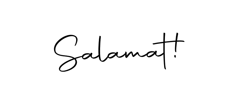 The best way (Autography-DOLnW) to make a short signature is to pick only two or three words in your name. The name Salamat! include a total of six letters. For converting this name. Salamat! signature style 10 images and pictures png