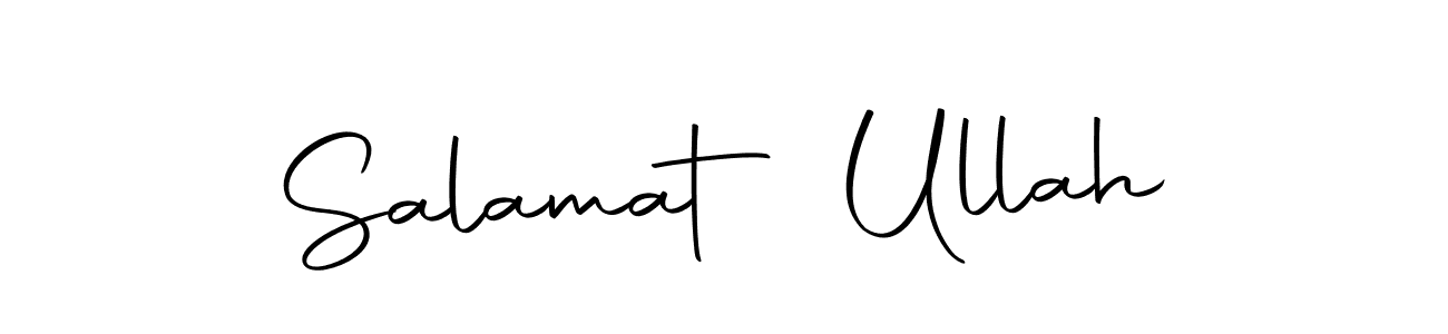 Similarly Autography-DOLnW is the best handwritten signature design. Signature creator online .You can use it as an online autograph creator for name Salamat Ullah. Salamat Ullah signature style 10 images and pictures png