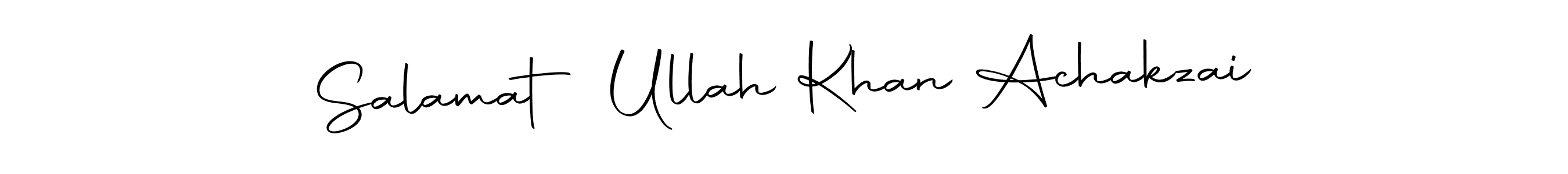 Once you've used our free online signature maker to create your best signature Autography-DOLnW style, it's time to enjoy all of the benefits that Salamat Ullah Khan Achakzai name signing documents. Salamat Ullah Khan Achakzai signature style 10 images and pictures png