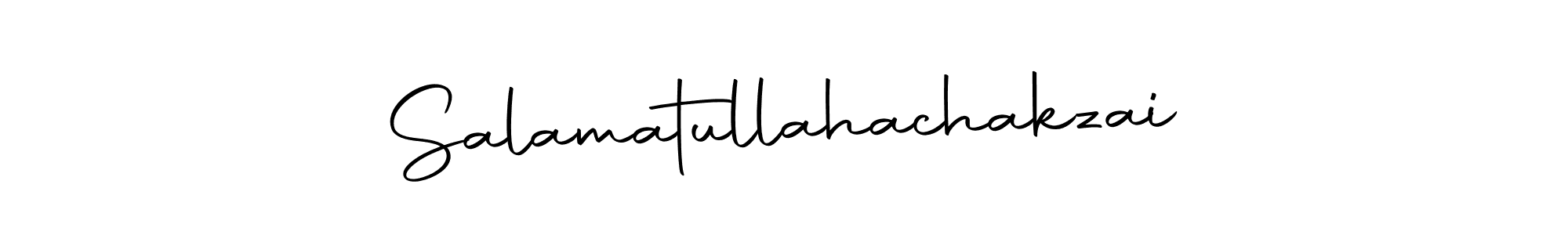 You should practise on your own different ways (Autography-DOLnW) to write your name (Salamatullahachakzai) in signature. don't let someone else do it for you. Salamatullahachakzai signature style 10 images and pictures png