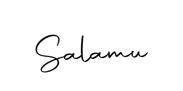 You should practise on your own different ways (Autography-DOLnW) to write your name (Salamu) in signature. don't let someone else do it for you. Salamu signature style 10 images and pictures png